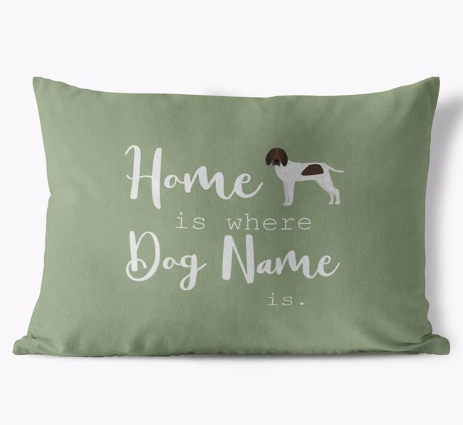 Home Is Where ... Is: Personalised {breedFullName} Soft Touch Cushion
